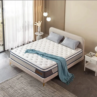 Matelas en mousse gel roulé et emballé, taille double, tissu rafraîchissant, matelas de sommeil portable, rangement facile, qualité supérieure, matelas pour la maison
