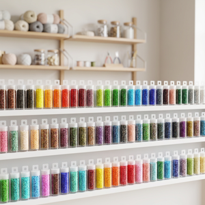 <span class=keywords><strong>Perles</strong></span> <span class=keywords><strong>de</strong></span> verre cylindriques Miyuki Delica 11/0, 10g/flacon, haute résistance <span class=keywords><strong>de</strong></span> la couleur, <span class=keywords><strong>perles</strong></span> en vrac pour bijoux faits main et décoration - Product Image 1