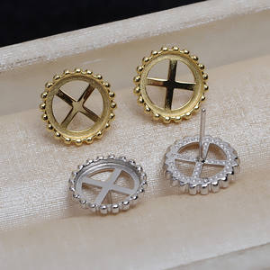 Wenchi S925 <b>Silver</b> European American Style <b>Long</b> Tassel Cross Chain <b>Earrings</b> 7-12 Inches DIY Accessory Jewelry Component - Product Image 1