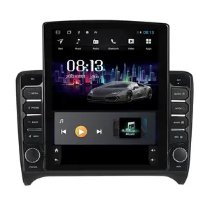 Tesla dikey Android araba radyo multimedya oynatıcı Audi TT için MK2 8J 2006-2012 araba navigasyon Stereo Video ses sistemi hiçbir dvd