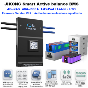 JK-B2A24S20P jikong BMS 200A 100A 8S/24S 24V 48V 72V แบตเตอรี่ Li-ion LiFePo4 LTO Smart BALANCE Active Balance - Product Image 2
