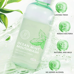 Ocean Mint naturale <span class=keywords><strong>senza</strong></span> <span class=keywords><strong>alcool</strong></span> collutorio Multi-Purpose denti sbiancamento accessori per denti più sani gengive fresco olio orale - Product Image 3