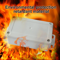 Boîtier de jonction en plastique ABS avec oreilles de fixation, étanche IP68, pour connexion extérieure souterraine