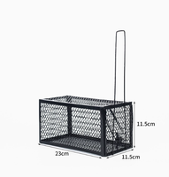 Piège à rats vivants en métal à mailles fines, deux tailles disponibles, avec ressort sensible, cage de capture de rongeurs sans cruauté, piège à souris sans tuer