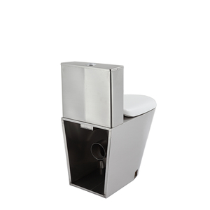 WC à deux pièces en acier inoxydable, à poser au sol, prix attractif, populaire en Chine, pour les prisons et les cellules de prison - Product Image 5