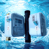Compteur d'eau ultrasonique Dn15 R250/r400 LoRAWAN/LoRA/M-bus/modbus/rs485, compteur de débit d'eau intelligent