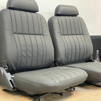 Housse de siège de voiture en cuir premium pour Prado, anti-poussière, confortable, ensemble complet, design sport luxe, 4 saisons