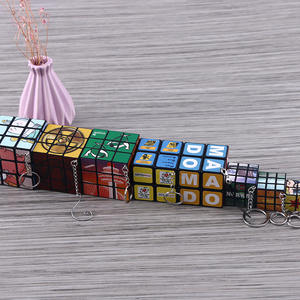 Llavero con forma de <span class=keywords><strong>cubo</strong></span> de <span class=keywords><strong>Rubik</strong></span> 2x2, mini <span class=keywords><strong>cubo</strong></span> de inteligencia, juguete educativo para niños de 8 a 13 años, varios colores JY 8030 - Product Image 3