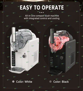 Máquina de Bebidas Congeladas WICE para el Hogar, Máquina de Hielo Comercial para Enfriamiento Rápido, Compresor de Alta Eficiencia para Producción Rápida - Product Image 4