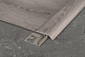 Finitions en bois LVT à courbe nulle et finitions anodisées Profils en aluminium pour revêtement de sol de connexion - Product Image 2