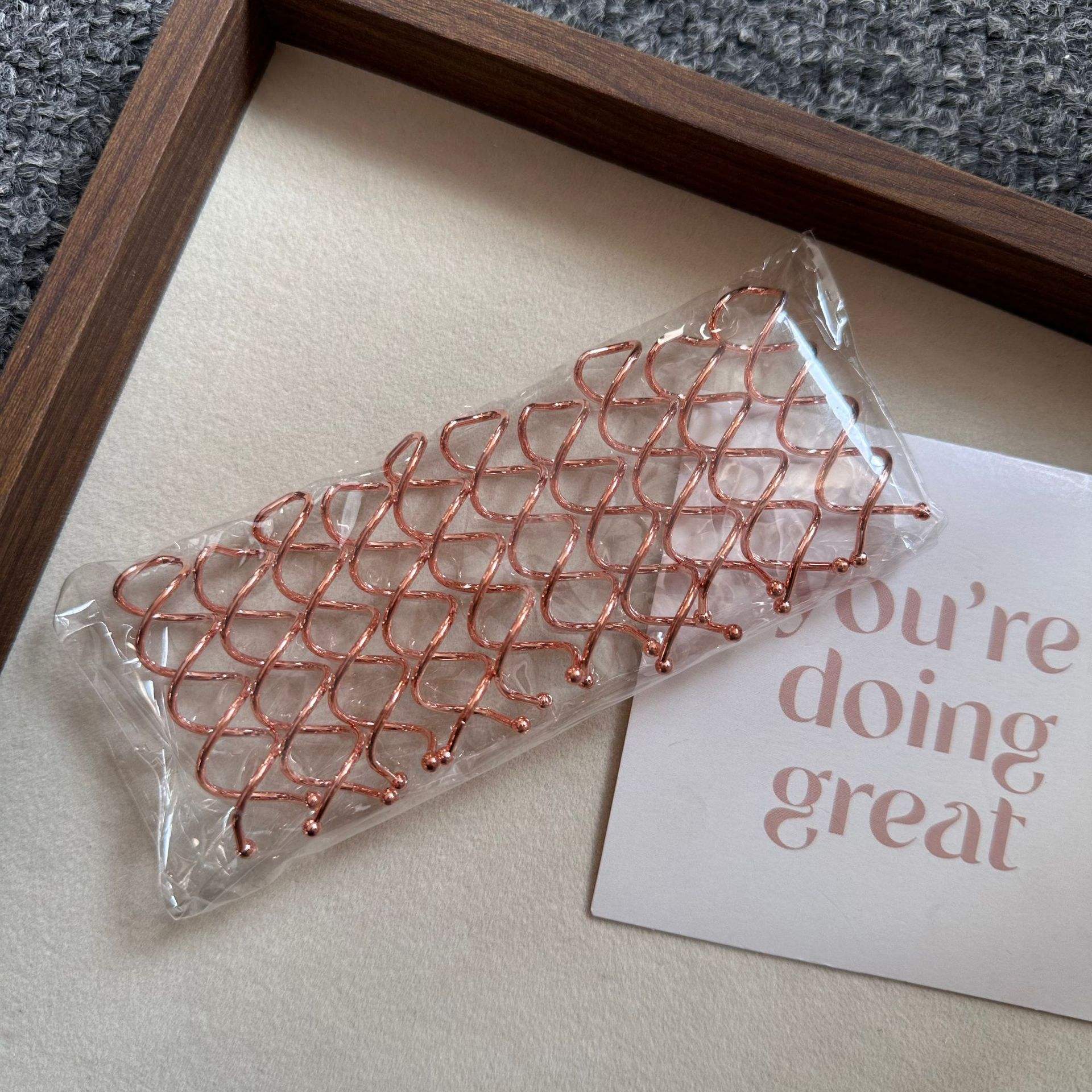 Or rose paquet de 10