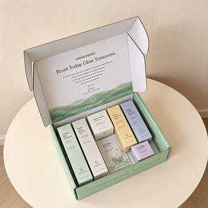 Massage Oil Packaging for Online Brands E Flute Self <b>Locking</b> Mailer <b>Box</b> Custom Packaging - Product Image 2