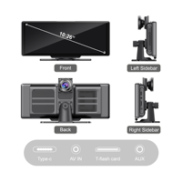 Caméra embarquée 10,26 pouces 4G 8 cœurs Android 10 4+64 Go avec CarPlay & Android Auto, G-Sensor, GPS, Mirror Link, Wi-Fi, Bluetooth, FM et DVR