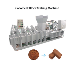 Machine automatique de pressage de tourbe de coco, presse à briquettes de coco, machine à fabriquer des briquettes de coco, machine à fabriquer des blocs de tourbe de coco - Product Image 1