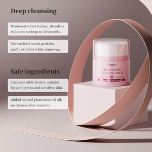 Baume Nettoyant <span class=keywords><strong>Visage</strong></span> Vegan Coréen Sans Grattoir, Rotatif, à l'Huile de Pépins de Vigne <span class=keywords><strong>et</strong></span> Niacinamide de Cerise, <span class=keywords><strong>Démaquillant</strong></span> - Product Image 2