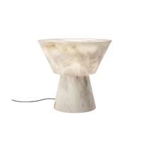 Lampe de bureau moderne en marbre chambre à coucher chevet petite veilleuse salon bureau d'étude bureau de lecture designer lampe champignon albâtre