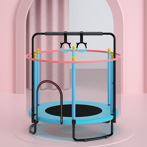 Giá Rẻ Trẻ Em Trampoline Chất Lượng Cao Tập Thể Dục An Toàn Hàng Rào Tốt Nhất Trong Nhà/Ngoài Trời Gấp Trampoline Cho Cậu Bé Cô Gái 3-12 Năm <span class=keywords><strong>8ft</strong></span> - Product Image 6