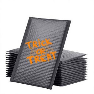 Cadeaux d'Halloween Enveloppe à bulles en poly étanche Bulles en PE-BD haute densité Fermeture de sécurité Oeuvre d'art personnalisée Résistance aux chocs Déchirure - Product Image 1