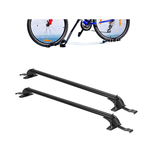 Barra de Techo Universal de Aluminio de 43 Pulgadas con Bloqueo Antirrobo, Barra Transversal Ajustable de 42.9-44.9 Pulgadas <span class=keywords><strong>para</strong></span> Marcos de Ventanas, Barras de Techo <span class=keywords><strong>para</strong></span> Automóviles - Product Image 1