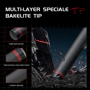 Бильярдный кий KONLLEN серии AK-BXD из углеродного волокна, с креплением Radian/Uniloc, профессиональный кий для брейка, 12,9 мм - Product Image 2