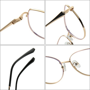 <span class=keywords><strong>Lunettes</strong></span> optiques œil-<span class=keywords><strong>de</strong></span>-chat pour femmes, monture tendance, anti-lumière bleue, verres unis, surdimensionnées, pour ordinateur, avec prescription - Product Image 3