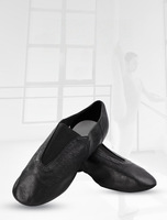 Zapatos de Baile de Jazz para Mujer, de Piel de Cerdo, con Elástico, Suela Partida, para Práctica de Danza Moderna, para Adultos