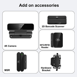 21.5 "LCD tự đặt hàng kiốt miễn phí-đứng Máy bán hàng tự động với máy in softpos thanh toán thiết bị đầu cuối <span class=keywords><strong>kiosk</strong></span> cho bán lẻ & rạp chiếu phim - Product Image 5