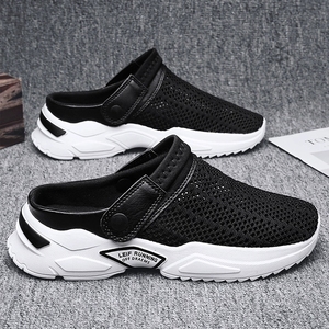 Zapatos informales a la moda para hombre, transpirables, suaves, de secado rápido, cómodos, sin usar los pies, prácticos zapatos antideslizantes de choque lento para hombre - Product Image 1