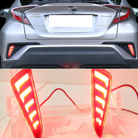 Feux arrière LED professionnels pour pare-chocs Toyota CH-R Chr 2017-2020, feux de freinage à LED réflecteurs
