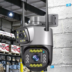 Hot-Bán Báo Động Thông Minh Phát Hiện Chuyển Động 360 Độ 4G Máy Ảnh Vandal-Proof Kép Lends Dome Phong Cách - Product Image 4