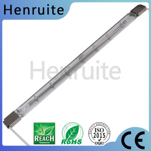 353 мм 235 В 2000 Вт галогенная трубка инфракрасная нагревательная лампа наполовину белый промышленный нагреватель Вольфрамовая нагревательная лампа - Product Image 6