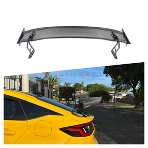 สำหรับ Honda Gen <span class=keywords><strong>11</strong></span> FL5 Type R Civic Hatch หลังสปอยเลอร์คาร์บอนไฟเบอร์คอหงส์แบบเดี่ยวแบบพับปีก - Product Image 1