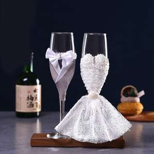 Flûtes à <span class=keywords><strong>champagne</strong></span> gravées en forme de cœur d'amour, verres à <span class=keywords><strong>champagne</strong></span> en cristal pour la mariée et le marié, ensemble cadeau pour <span class=keywords><strong>anniversaire</strong></span>, fiançailles, mariage - Product Image 1