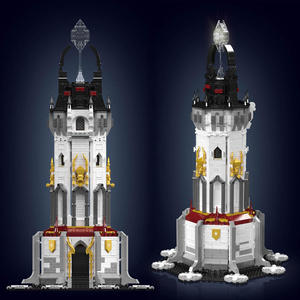 Street View 16055 Vintage World Center Lighthouse Edición Iluminada, Juguete de Plástico para Armar, Rompecabezas Creativo - Product Image 1