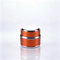 Pot cosmétique en aluminium durable, emballage cosmétique polyvalent avec estampage à chaud pour divers produits de soin de la peau en pâte