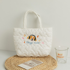 กระเป๋าเบนโตะ กระเป๋าถือปักลายน่ารัก กระเป๋าช้อปปิ้งสำหรับผู้หญิง - Product Image 5