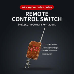 2 in 1 Cob LED luce stroboscopica barra di avvertimento griglia anteriore lampeggiante avviso di emergenza luce stroboscopica con controllo di rimozione 12v 24v - Product Image 4