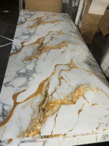 Vật nuôi hiện đại XPE gạch đá cẩm thạch hình nền không thấm nước vỏ dính tường Sticker cho phòng khách hộ gia đình trang trí nền - Product Image 3