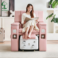 Chaise de pédicure électrique de haute qualité Jincheng, chaise de pédicure de luxe pour spa, sans tuyauterie, canapé de manucure et de pédicure