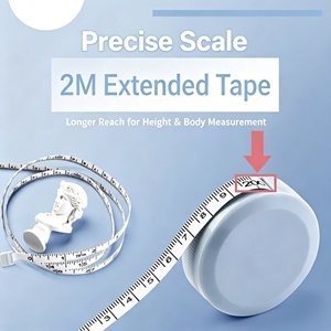 Custom LOGO 2 Meter Dual Sided Flexible <b>Ruler</b> Weight Loss Body Measure Tape Tape Measure Retractable Measuring Tape for Tailor - Product Image 3