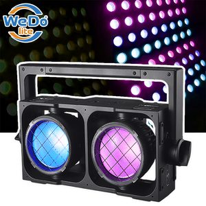 2x300W RGBAWW Luces LED para Audiencia, IP65 Impermeables, 2 Ojos de Luz, Enlazables Horizontal o Verticalmente para DJ - Product Image 1