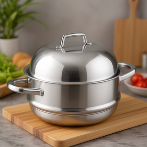 Olla de Vapor Vitrocor de 2.5 Qt, Olla Vaporera de Acero Inoxidable para Cocina - Product Image 3