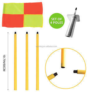 Xách tay sự nhanh nhẹn cực cho bóng đá bóng bầu dục lĩnh vực Hockey đào tạo với sáng sợi thủy tinh cờ góc gậy - Product Image 2