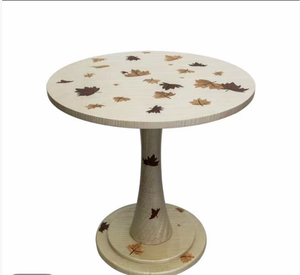 Vintage Round Solid Reclaimed Wood Coffee Table <strong>Rustic</strong> Design Adjustable Height <strong>Living</strong> <strong>Room</strong> <strong>Furniture</strong> - Product Image 1