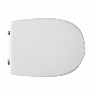 Moderna Tapa de Inodoro Blanca Astra Mia con Diseño de Florero, de Liberación Rápida, Alargada, de Plástico PP con Control Remoto para Baño - Product Image 1