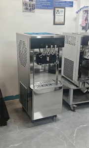 Machine à crème glacée automatique 30L/H, machine à crème glacée à alimentation par gravité MIKEN, machine à crème glacée molle à 3 saveurs - Product Image 5
