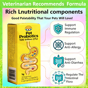 Probióticos en Polvo Más Vendidos de Fábrica para Perros y Gatos - Apoyo Inmunológico, Salud Digestiva, Salud del Pelo y la Piel, Absorción Rápida - Product Image 2