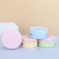 Pot cosmétique rond en PP personnalisable en couleur, conteneur en plastique vide pour crème pour les yeux, fond de teint, beurre corporel et emballage de produits de soin de la peau