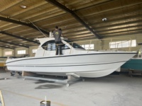 Yacht de luxe en aluminium de 32 pieds, bateau de pêche et de croisière