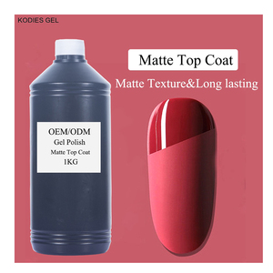 Kodies Gel 1L/kg UV Gel Sơn móng tay Matte Top Coat 1kg số lượng lớn Refill Frosted nhung Matt Gel kết thúc Nail Nguồn cung cấp kích thước lớn - Product Image 2